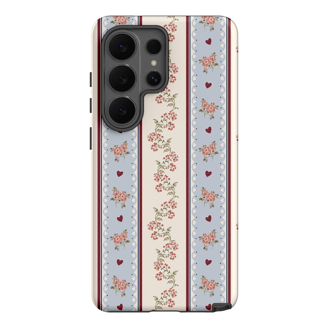 Pastel Stripe Printed Phone Cases Samsung Galaxy S26 Ultra / Armoured by Kasiags Art - The Dairy
