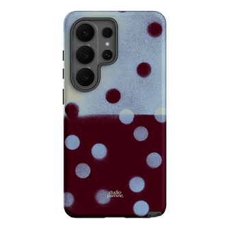 Plum Polka Dot Printed Phone Cases Samsung Galaxy S26 Ultra / Armoured by Jasmine Dowling - The Dairy