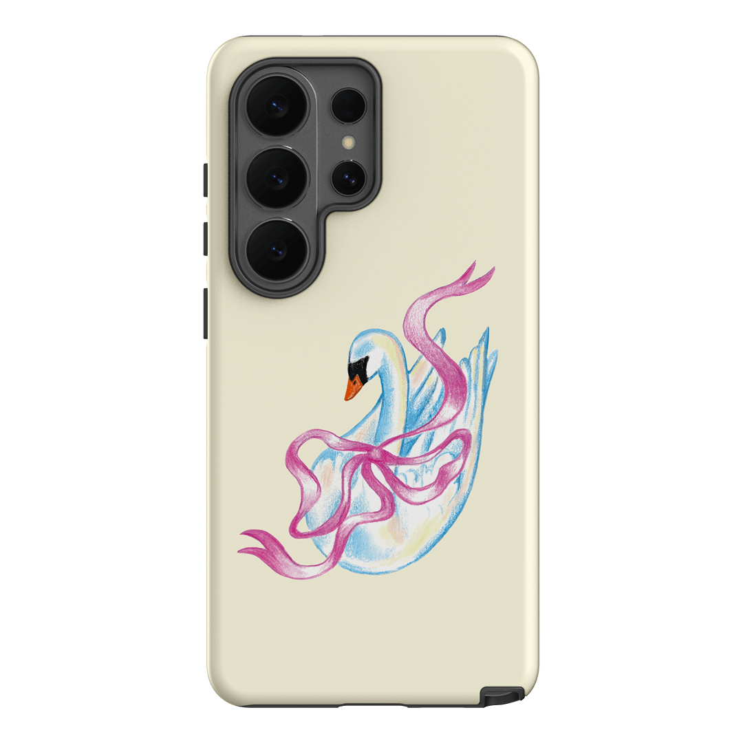 Satin Swan Printed Phone Cases Samsung Galaxy S26 Ultra / Armoured by Femke Studio - The Dairy