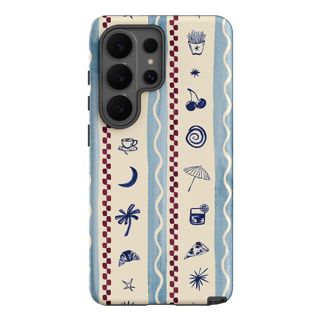 Summer Snacks Blue Printed Phone Cases Samsung Galaxy S26 Ultra / Armoured by Charlie Taylor - The Dairy