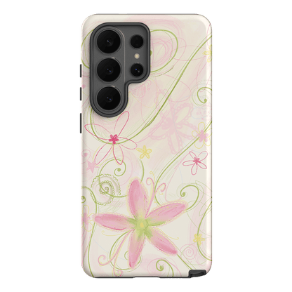 Swirl Pink Printed Phone Cases Samsung Galaxy S26 Ultra / Armoured by Kayla Carr - The Dairy