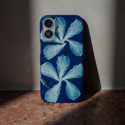 Hibiscus Cyanotype Printed Phone Cases iPhone 17 / Armoured by Sally Hungerford - The Dairy