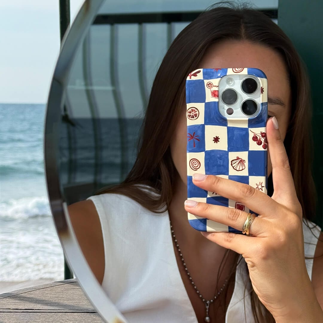 Afternoon Mezze Cornflower Printed Phone Cases by Charlie Taylor - The Dairy