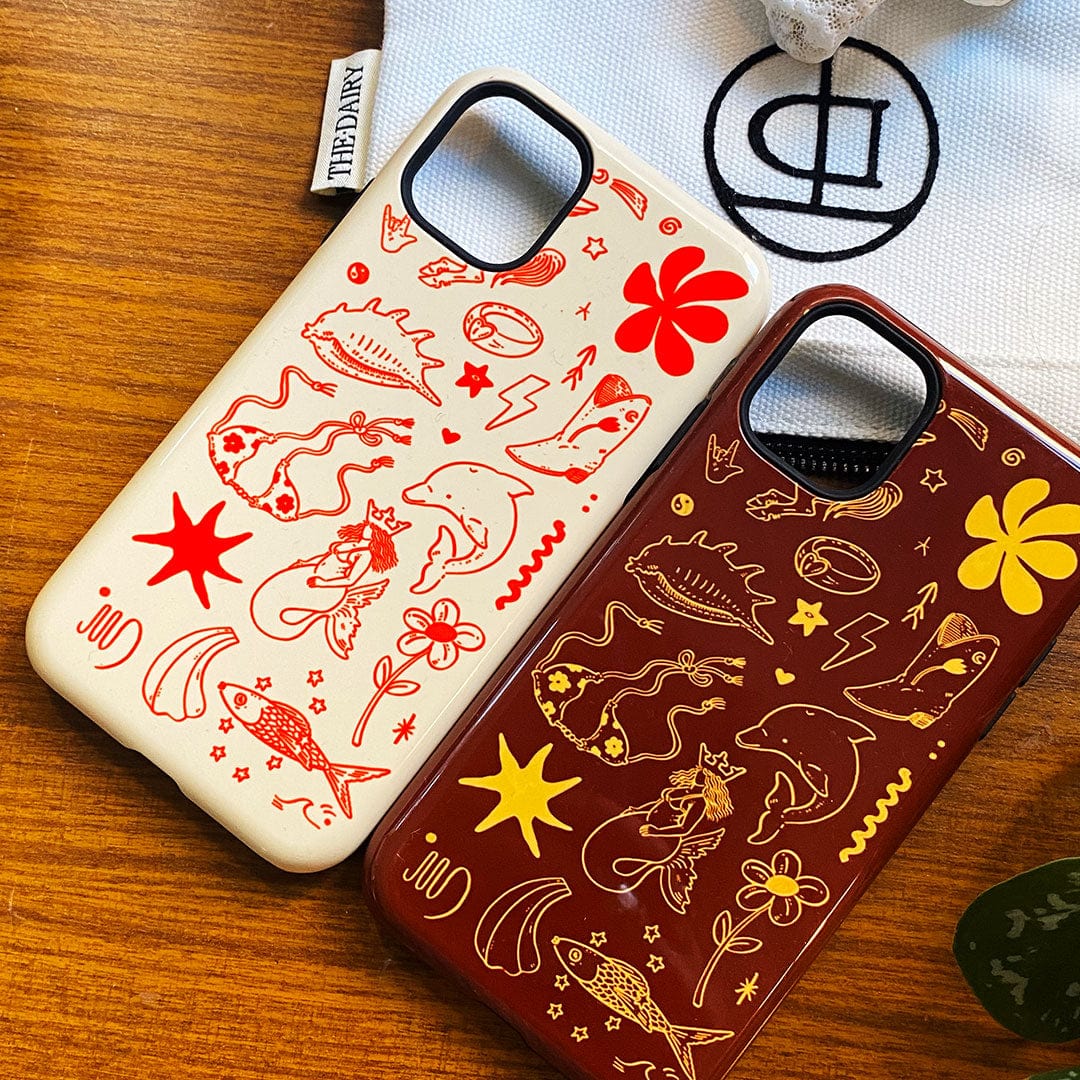 Spiced Cowboy Chocolate Printed Phone Cases by Easty Beasty - The Dairy