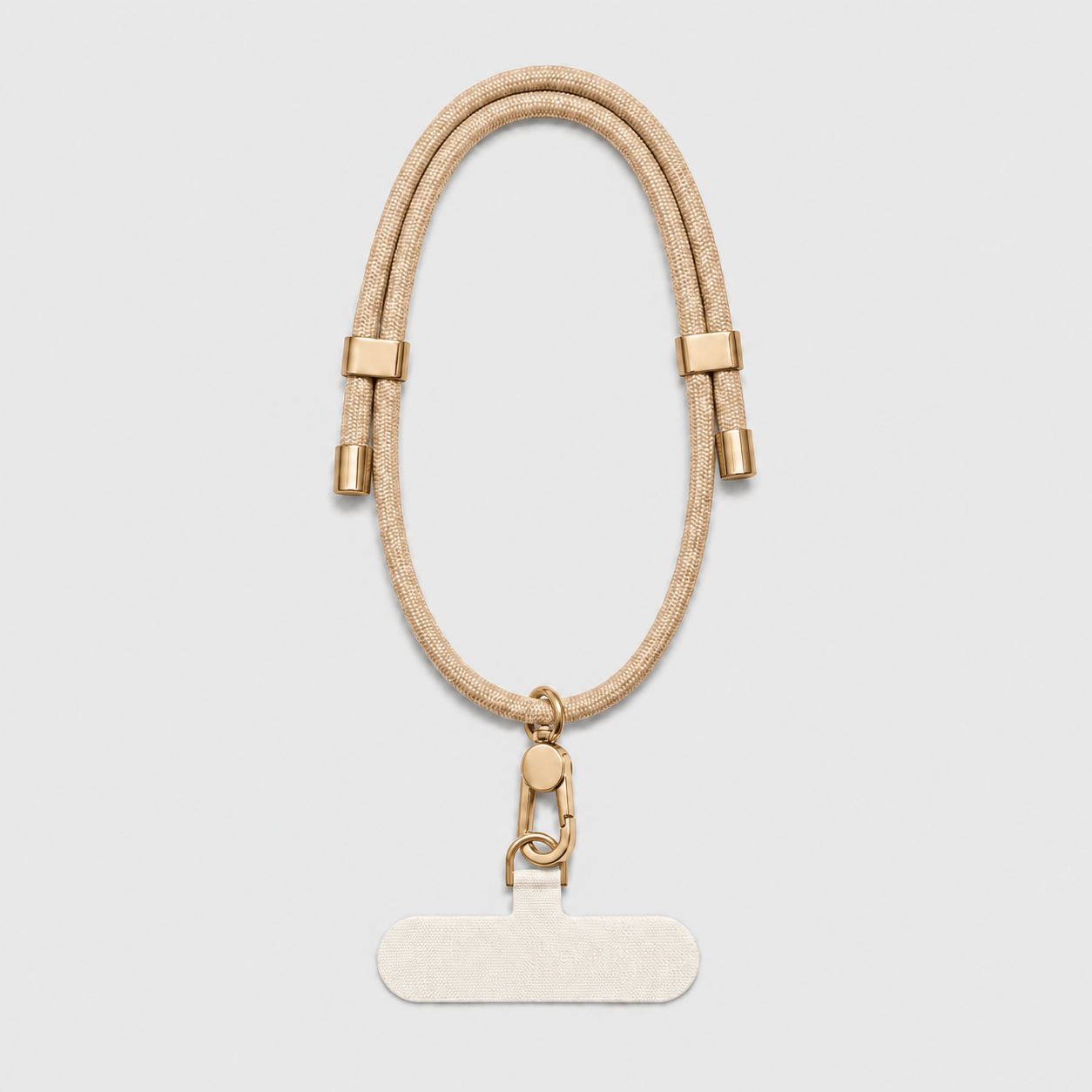 Wrist Adjustable Phone Cord Strap Accessories Beige by The Dairy - The Dairy