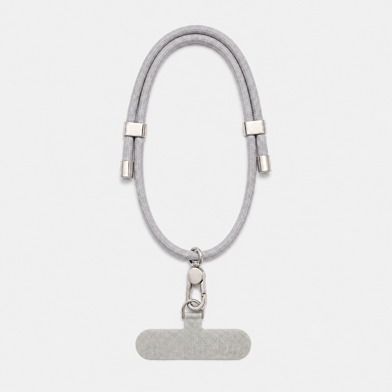 Wrist Adjustable Phone Cord Strap Accessories Light Grey by The Dairy - The Dairy