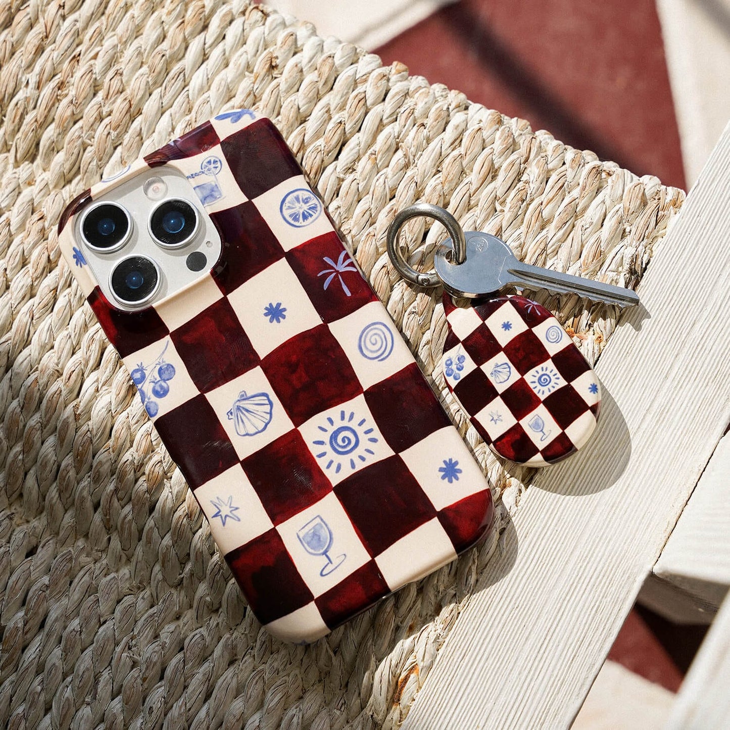 Afternoon Mezze Maroon Printed Phone Cases by Charlie Taylor - The Dairy