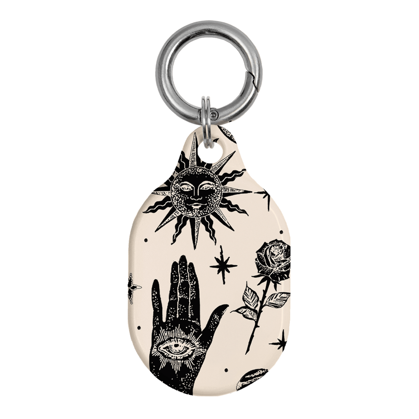 Astro Flash Beige AirTag Case AirTag Case by Veronica Tucker - The Dairy