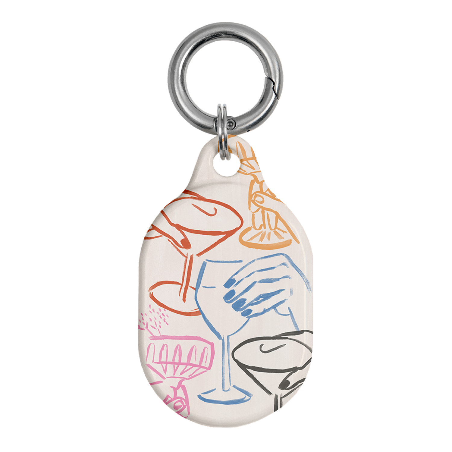 Cheers Multi AirTag Case AirTag Case by Phthalo Ruth - The Dairy