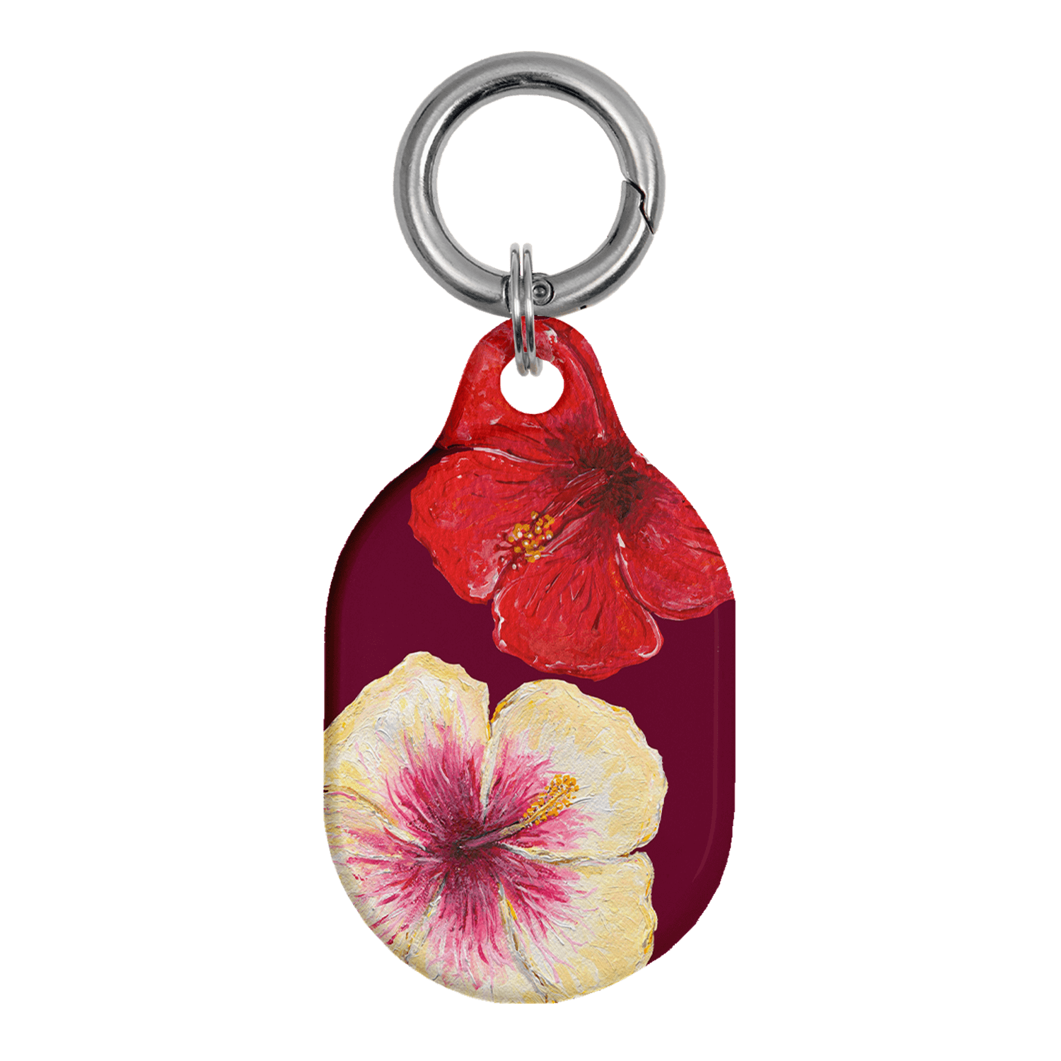 Hibiscus Flower AirTag Case AirTag Case by BG. Studio - The Dairy