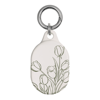 Inked Tulips AirTag Case AirTag Case by Typoflora - The Dairy
