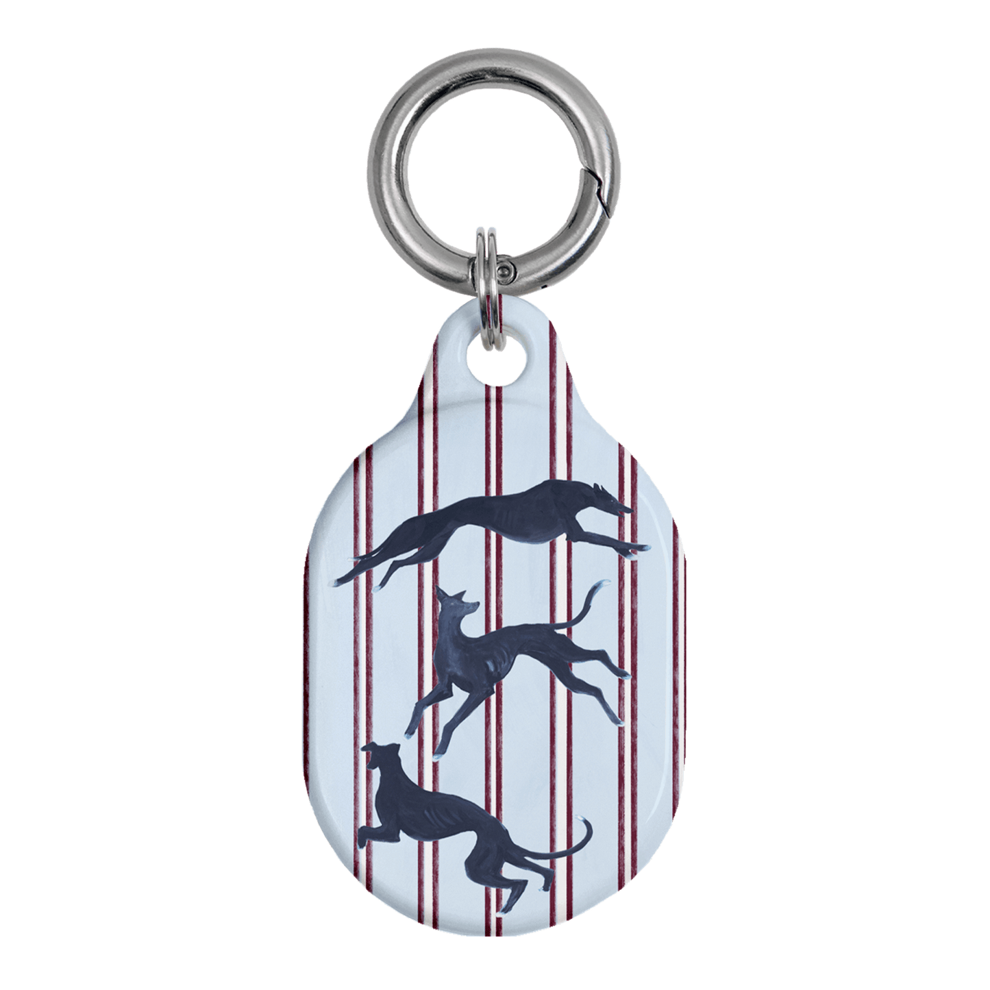 Stripey Hounds AirTag Case AirTag Case by Lisa Hu - The Dairy