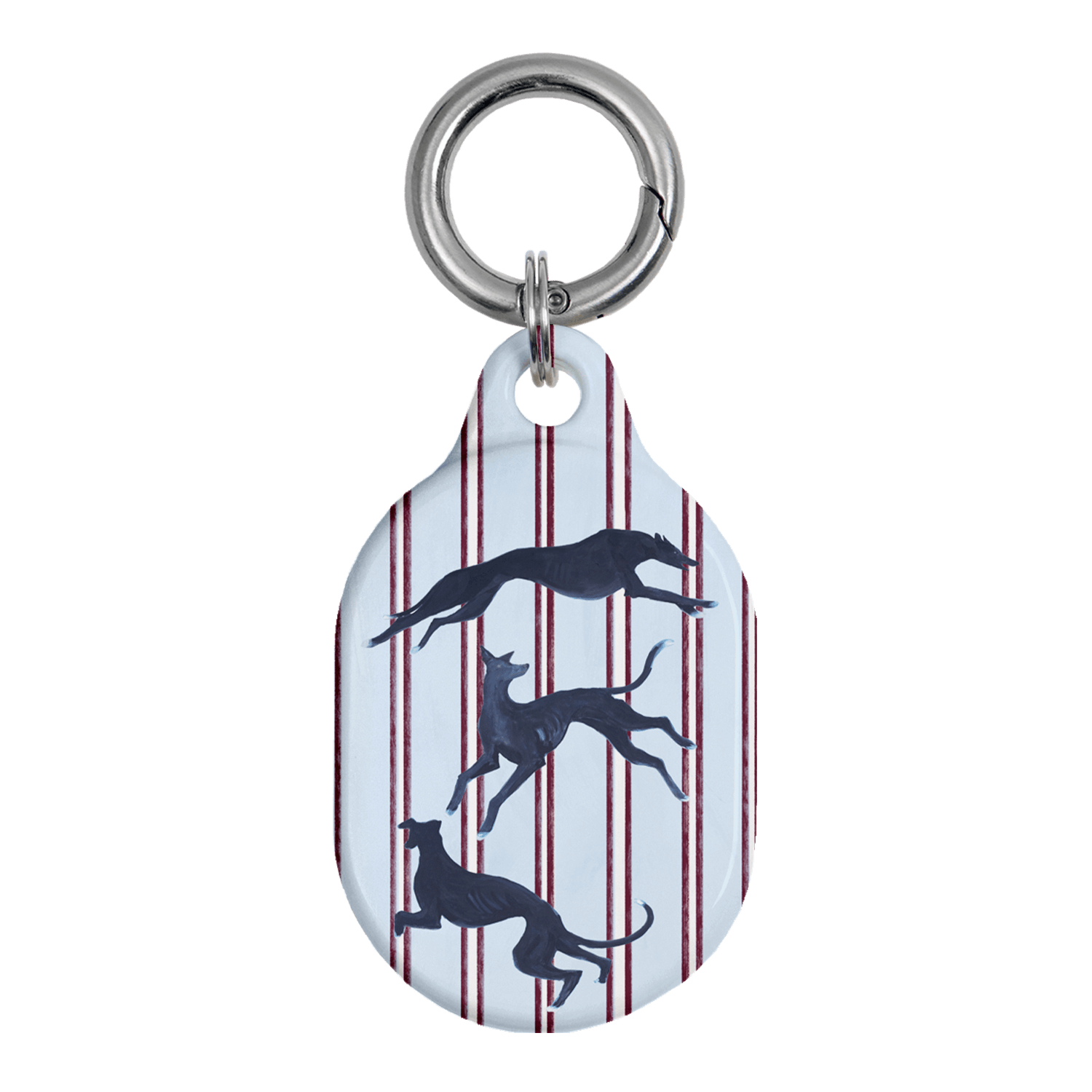 Stripey Hounds AirTag Case AirTag Case by Lisa Hu - The Dairy