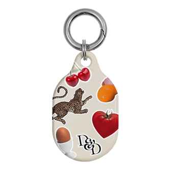 Sunday Stickers Cream AirTag Case AirTag Case by Desmond & Dempsey - The Dairy