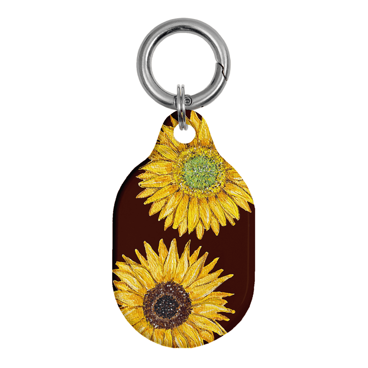Sunflower Brown AirTag Case AirTag Case by BG. Studio - The Dairy
