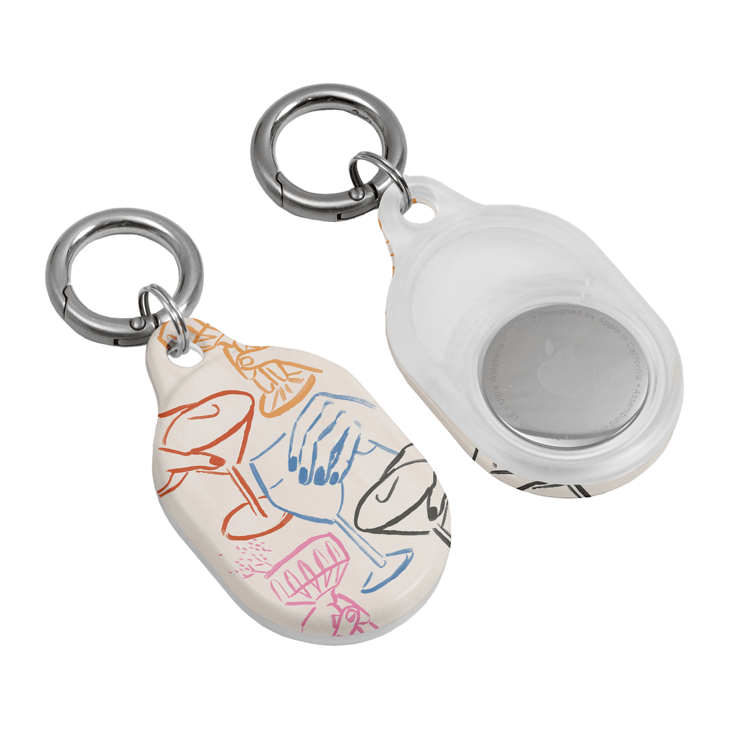 Cheers Multi AirTag Case AirTag Case by Phthalo Ruth - The Dairy