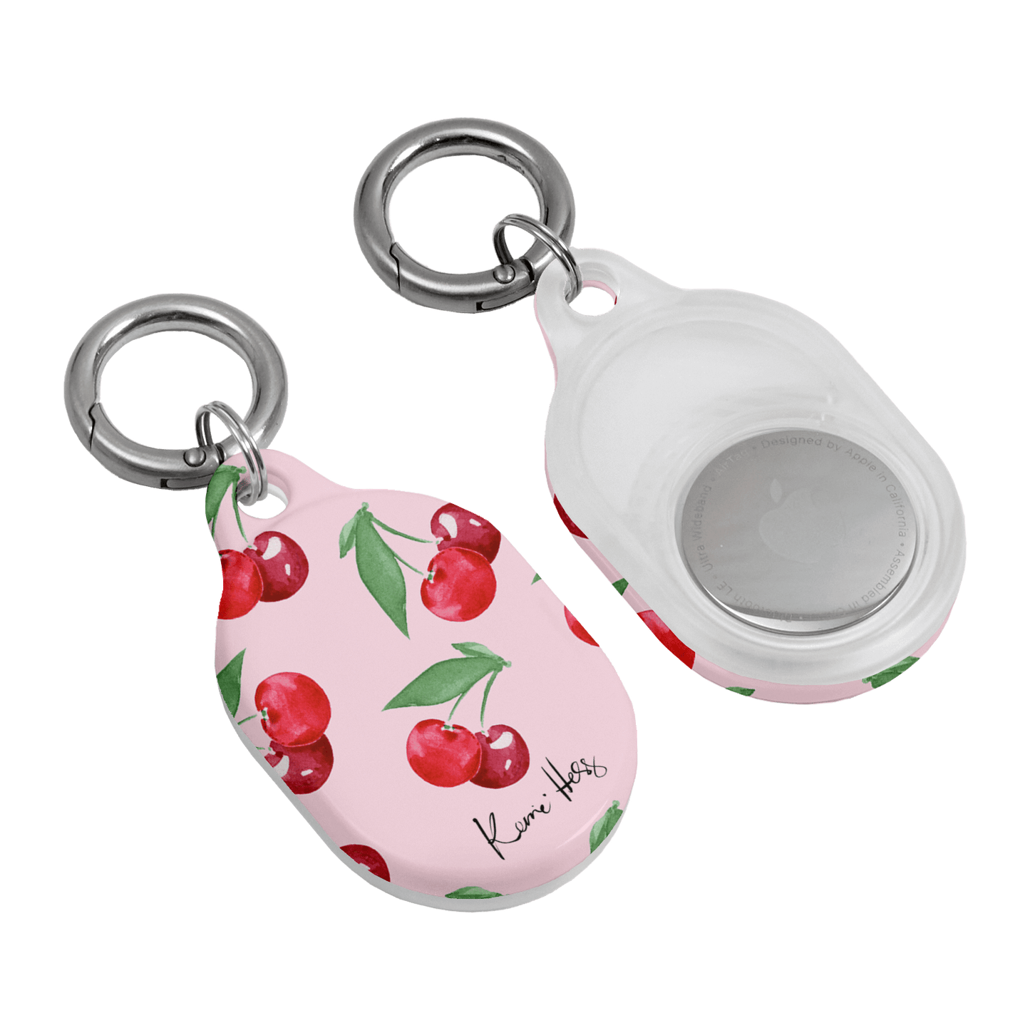 Cherry Rose AirTag Case AirTag Case by Kerrie Hess - The Dairy