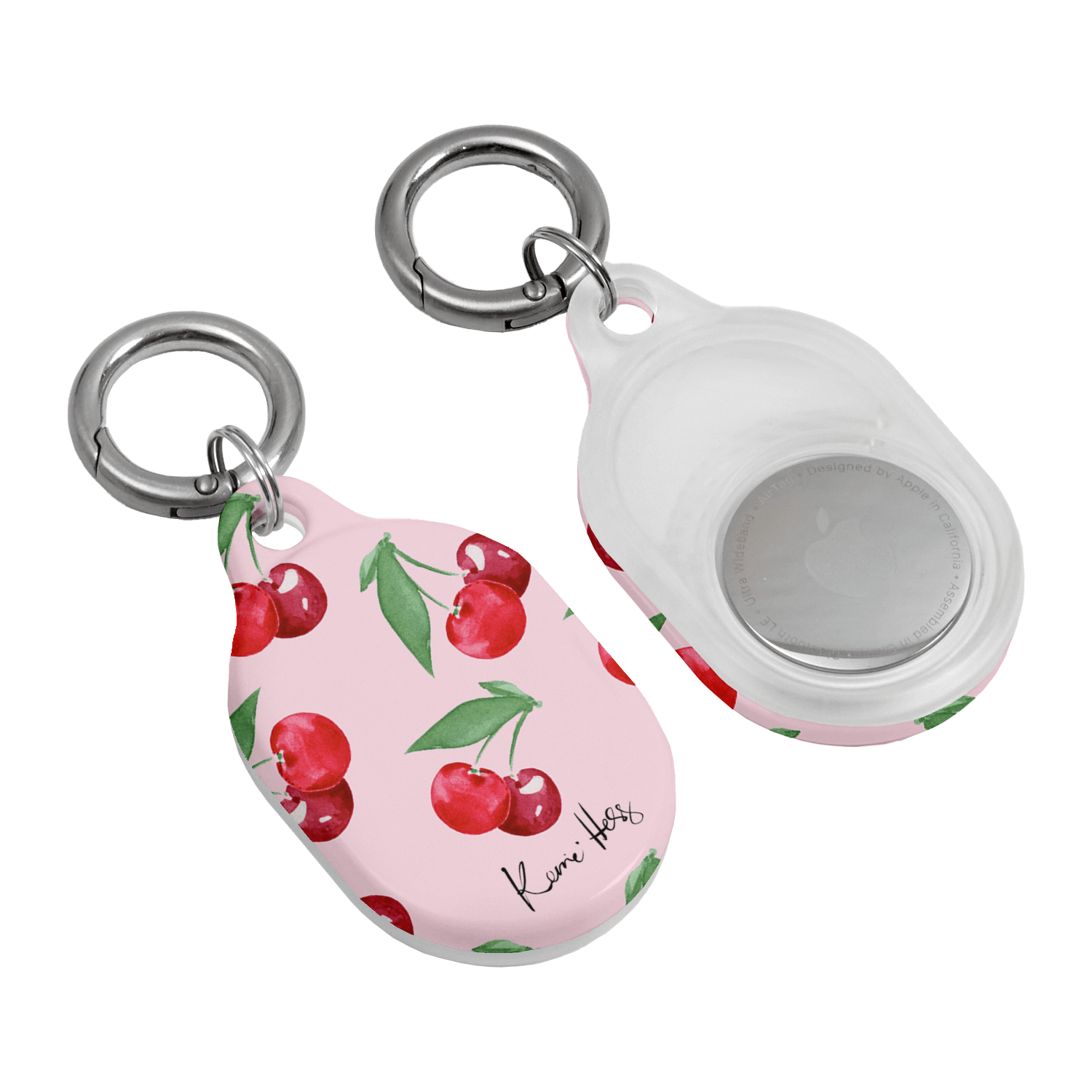 Cherry Rose AirTag Case AirTag Case by Kerrie Hess - The Dairy