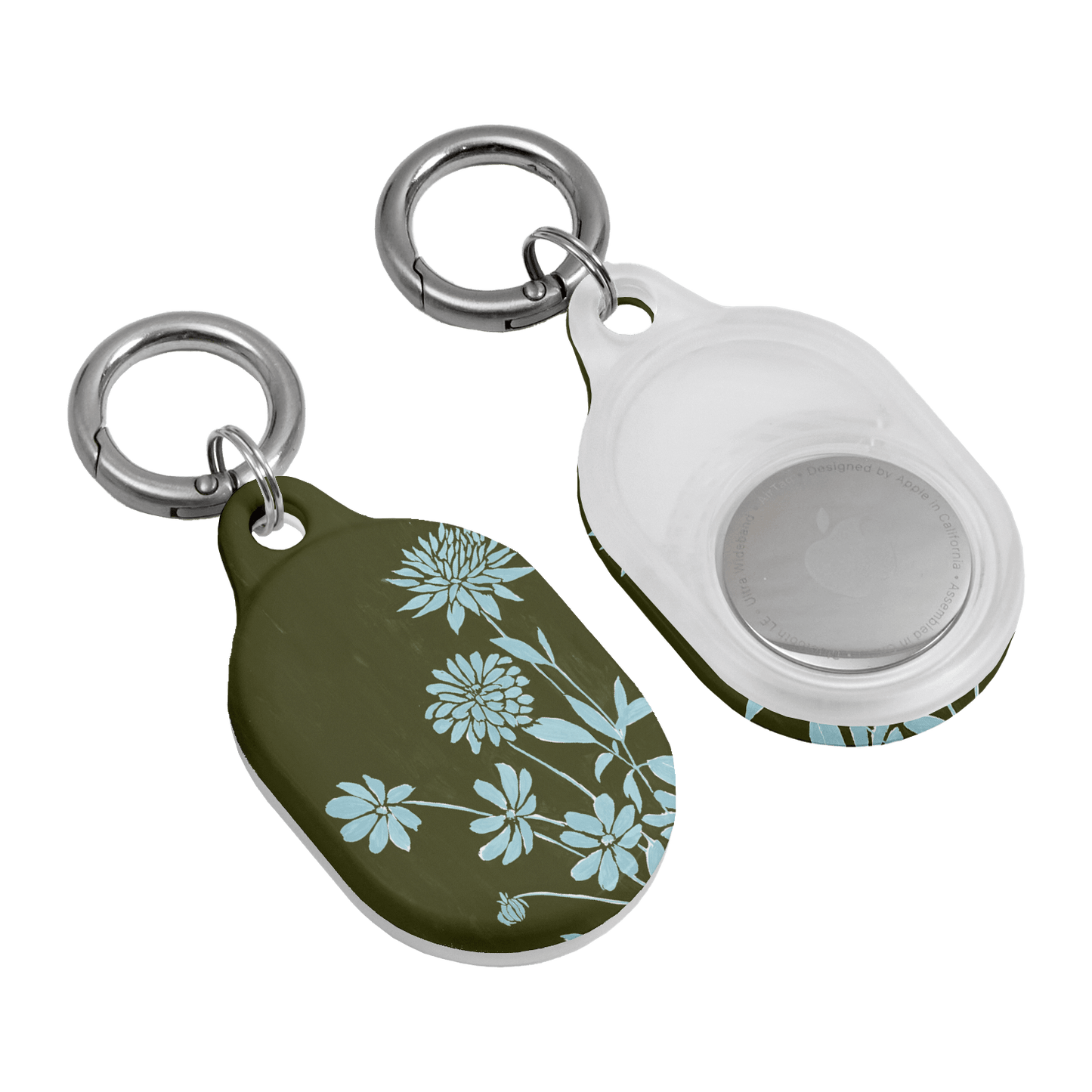 Dahlia Khaki AirTag Case AirTag Case by Typoflora - The Dairy