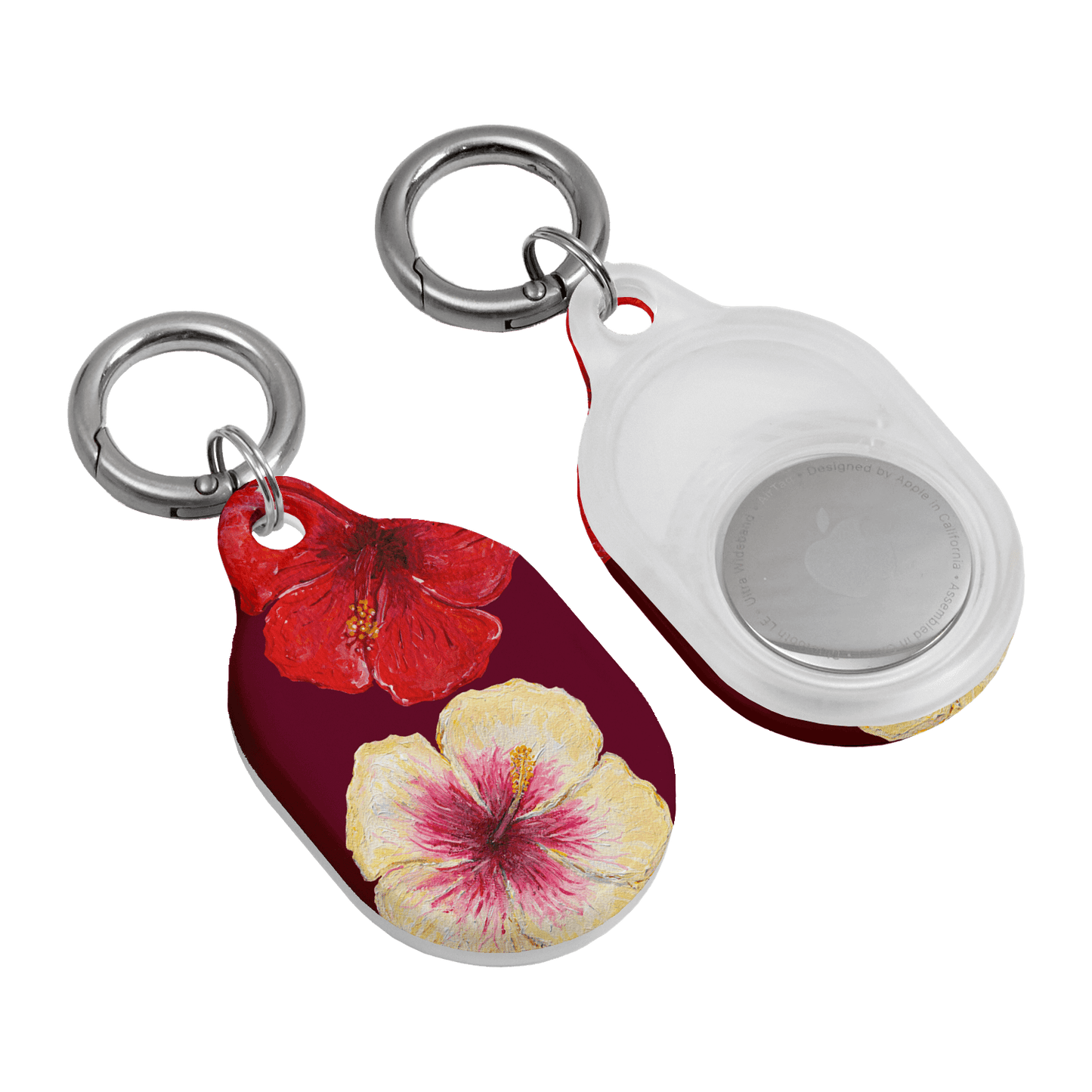Hibiscus Flower AirTag Case AirTag Case by BG. Studio - The Dairy