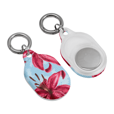 Lillies AirTag Case AirTag Case by Sally Hungerford - The Dairy