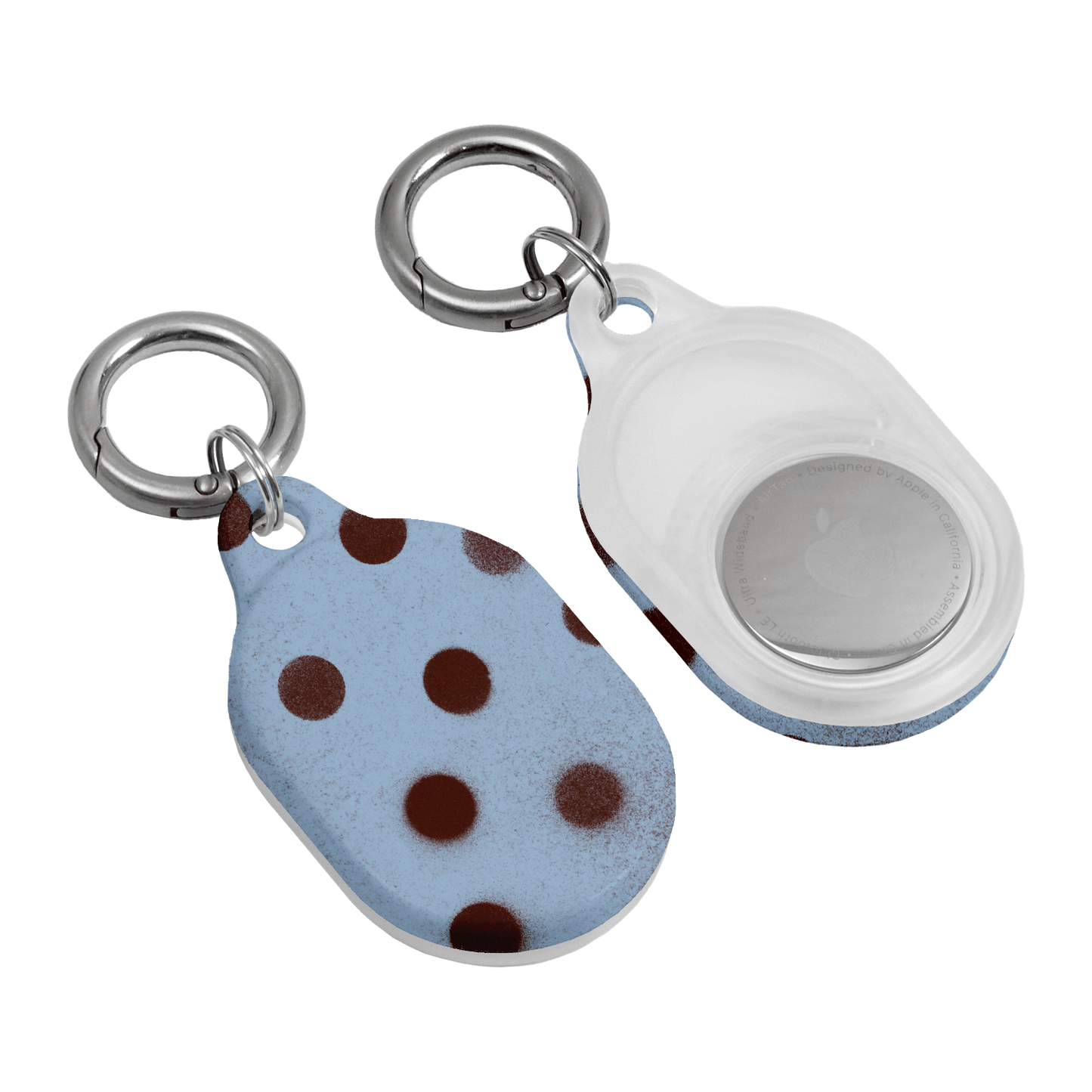 Mist Polka Dot AirTag Case AirTag Case by Jasmine Dowling - The Dairy