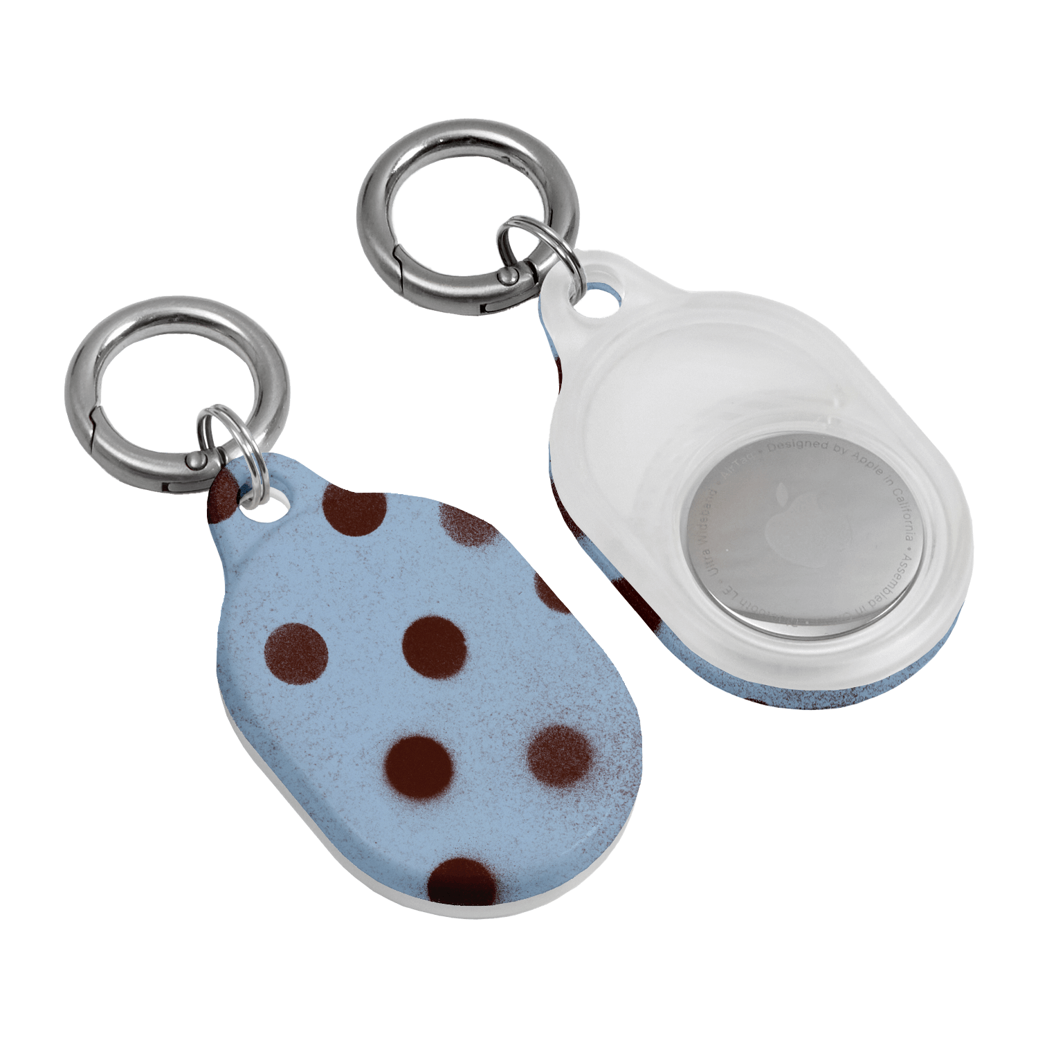 Mist Polka Dot AirTag Case AirTag Case by Jasmine Dowling - The Dairy