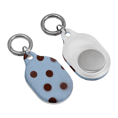 Mist Polka Dot AirTag Case AirTag Case by Jasmine Dowling - The Dairy