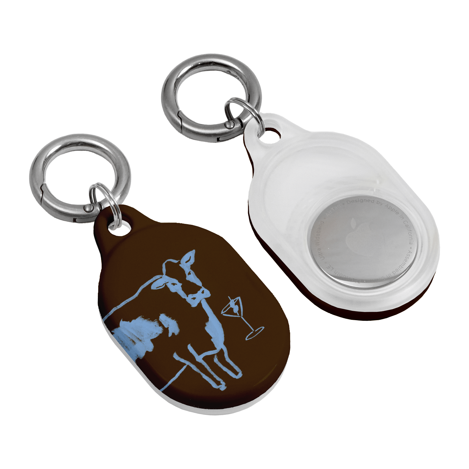 Mootini Espresso AirTag Case AirTag Case by Phthalo Ruth - The Dairy