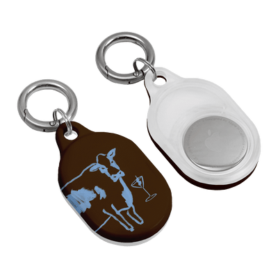 Mootini Espresso AirTag Case AirTag Case by Phthalo Ruth - The Dairy