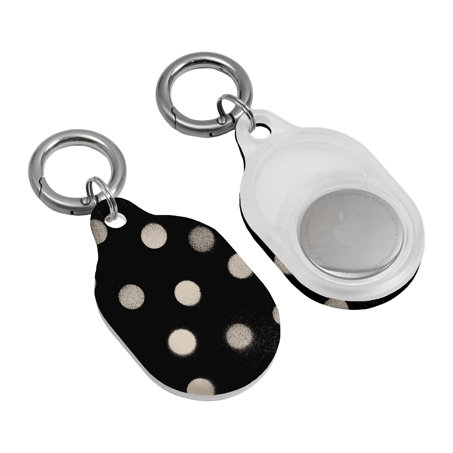 Noir Polka Dot AirTag Case AirTag Case by Jasmine Dowling - The Dairy
