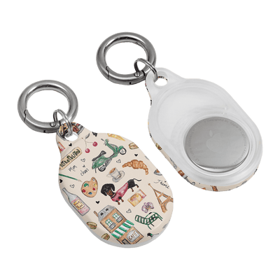 Parisian Daydream AirTag Case AirTag Case by BG. Studio - The Dairy