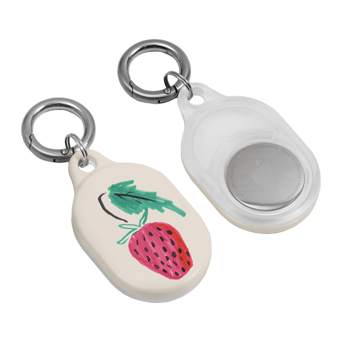 Strawberry AirTag Case AirTag Case by Phthalo Ruth - The Dairy