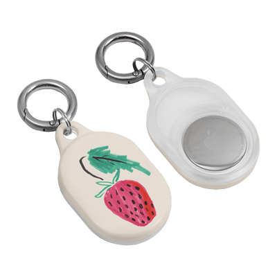 Strawberry AirTag Case AirTag Case by Phthalo Ruth - The Dairy