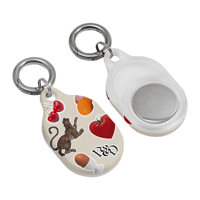 Sunday Stickers Cream AirTag Case AirTag Case by Desmond & Dempsey - The Dairy