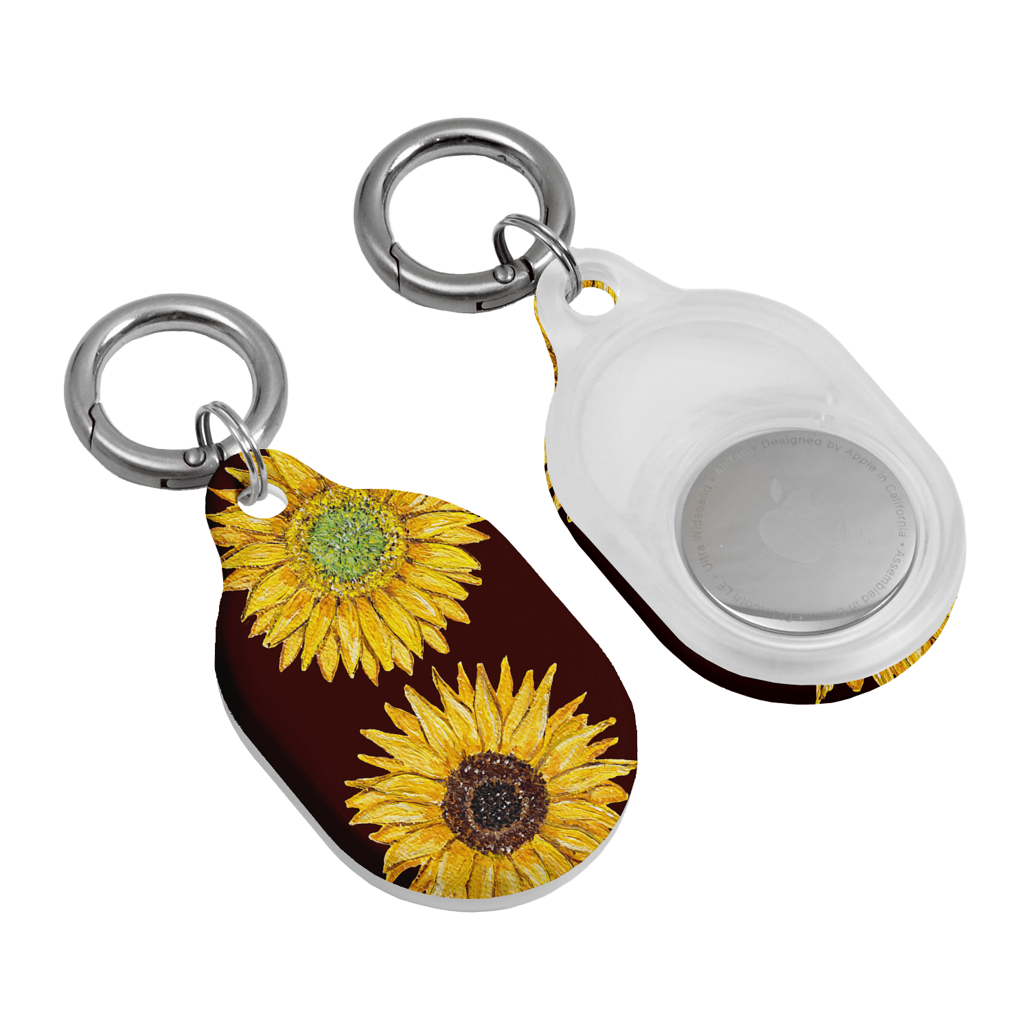 Sunflower Brown AirTag Case AirTag Case by BG. Studio - The Dairy