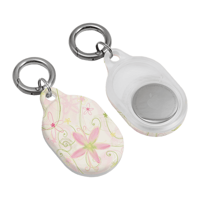 Swirl Pink AirTag Case AirTag Case by Kayla Carr - The Dairy