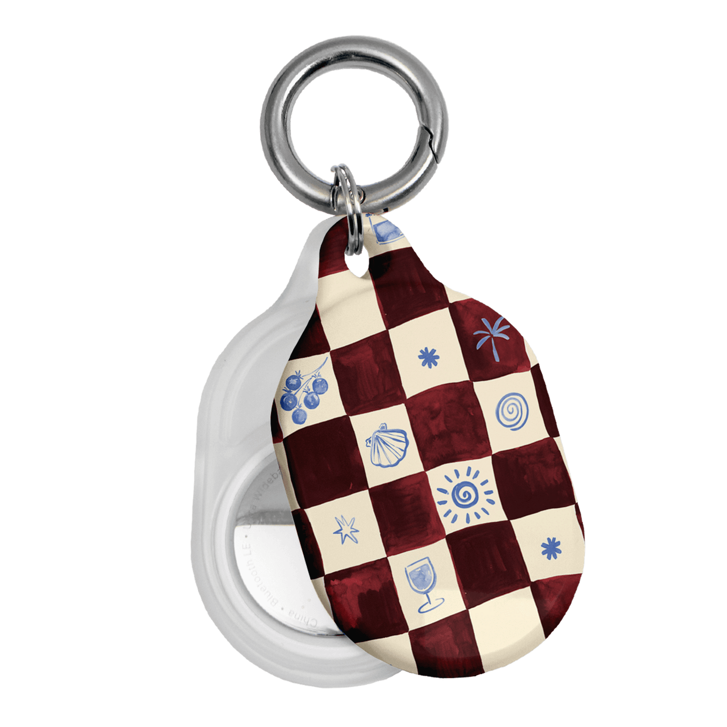 Afternoon Mezze Maroon AirTag Case AirTag Case by Charlie Taylor - The Dairy