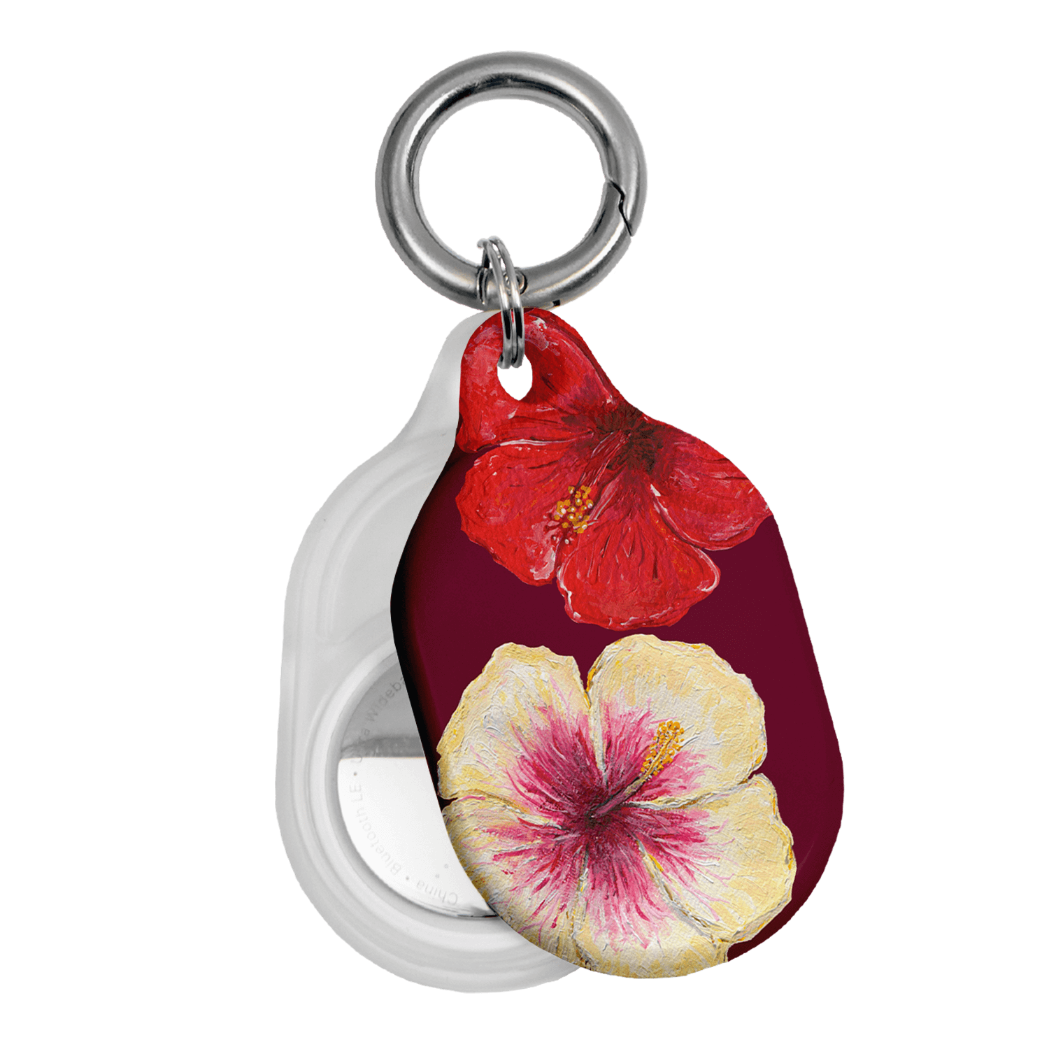 Hibiscus Flower AirTag Case AirTag Case by BG. Studio - The Dairy