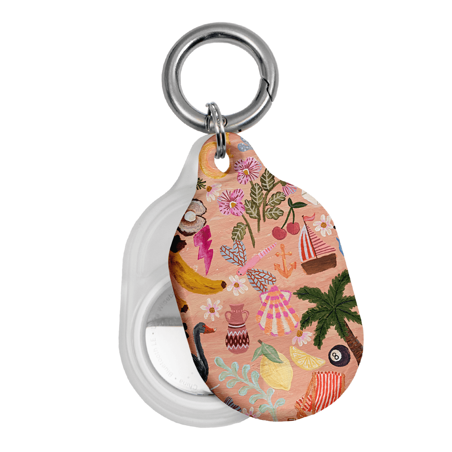 Holiday Charms Floral AirTag Case AirTag Case by Amy Gibbs - The Dairy