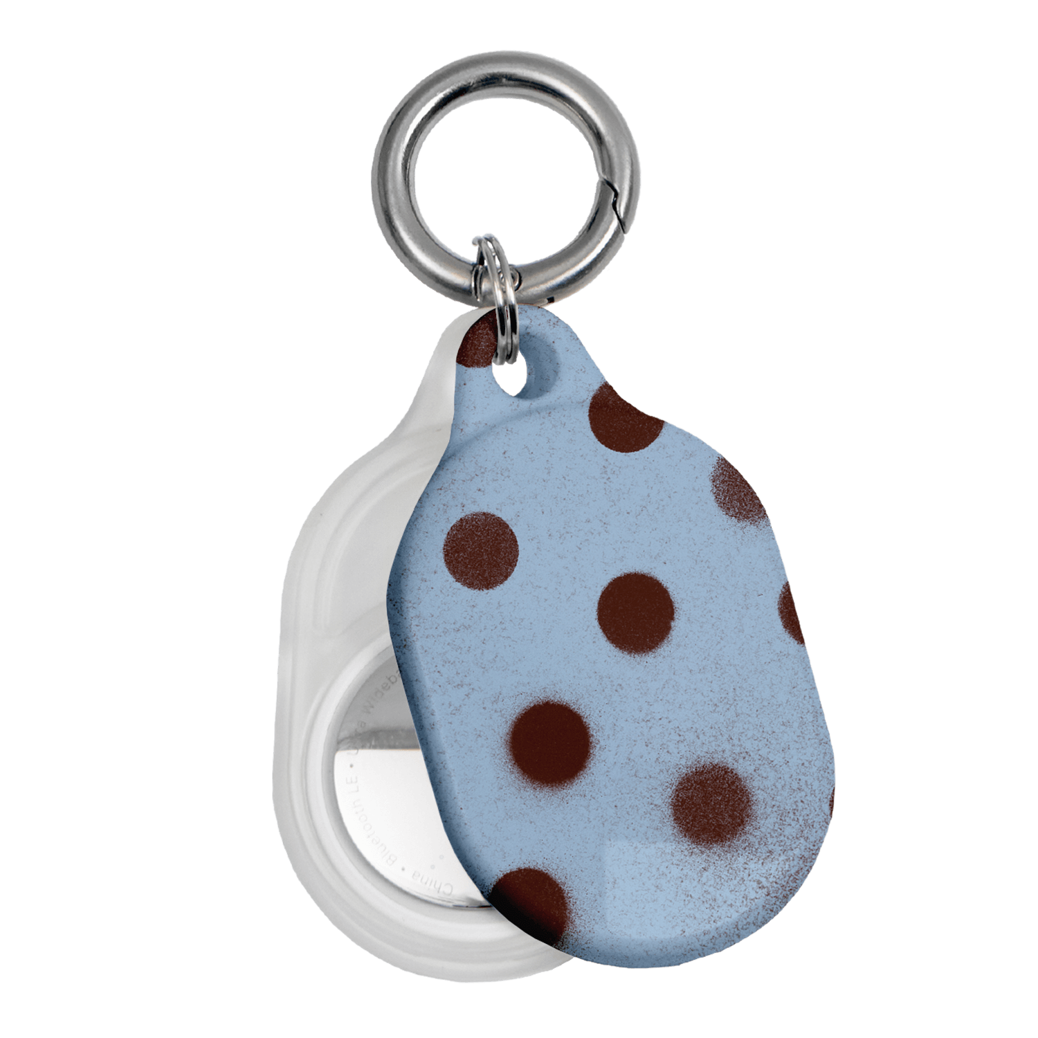 Mist Polka Dot AirTag Case AirTag Case by Jasmine Dowling - The Dairy