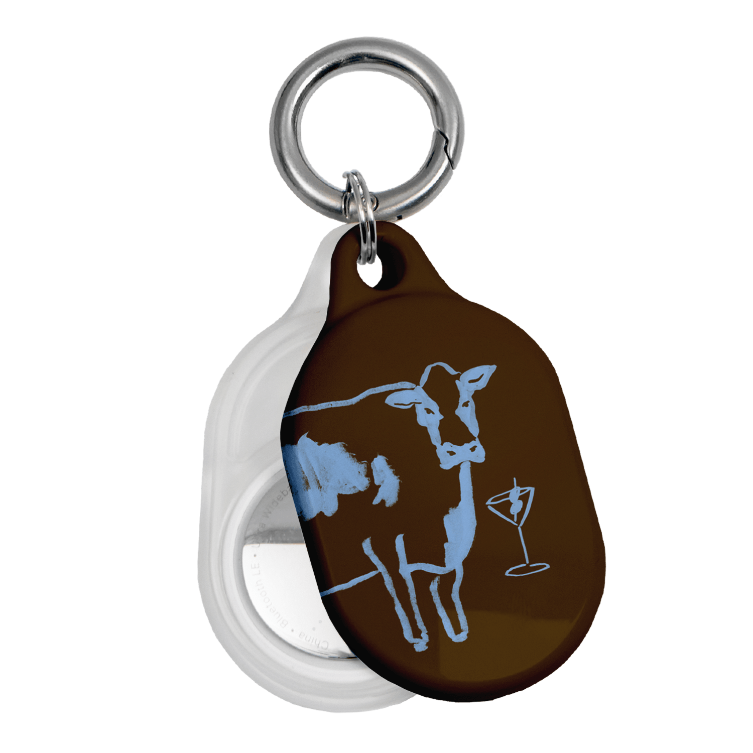 Mootini Espresso AirTag Case AirTag Case by Phthalo Ruth - The Dairy