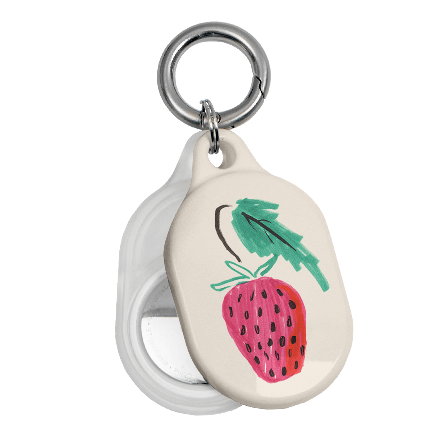 Strawberry AirTag Case AirTag Case by Phthalo Ruth - The Dairy