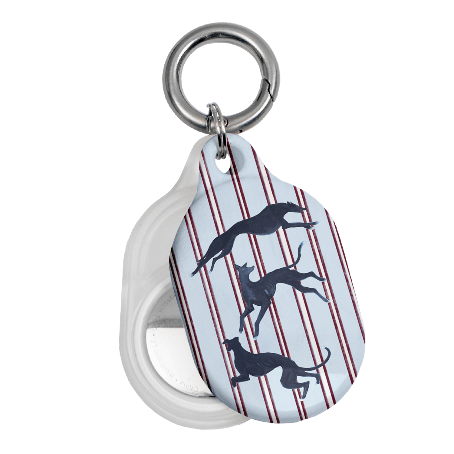 Stripey Hounds AirTag Case AirTag Case by Lisa Hu - The Dairy