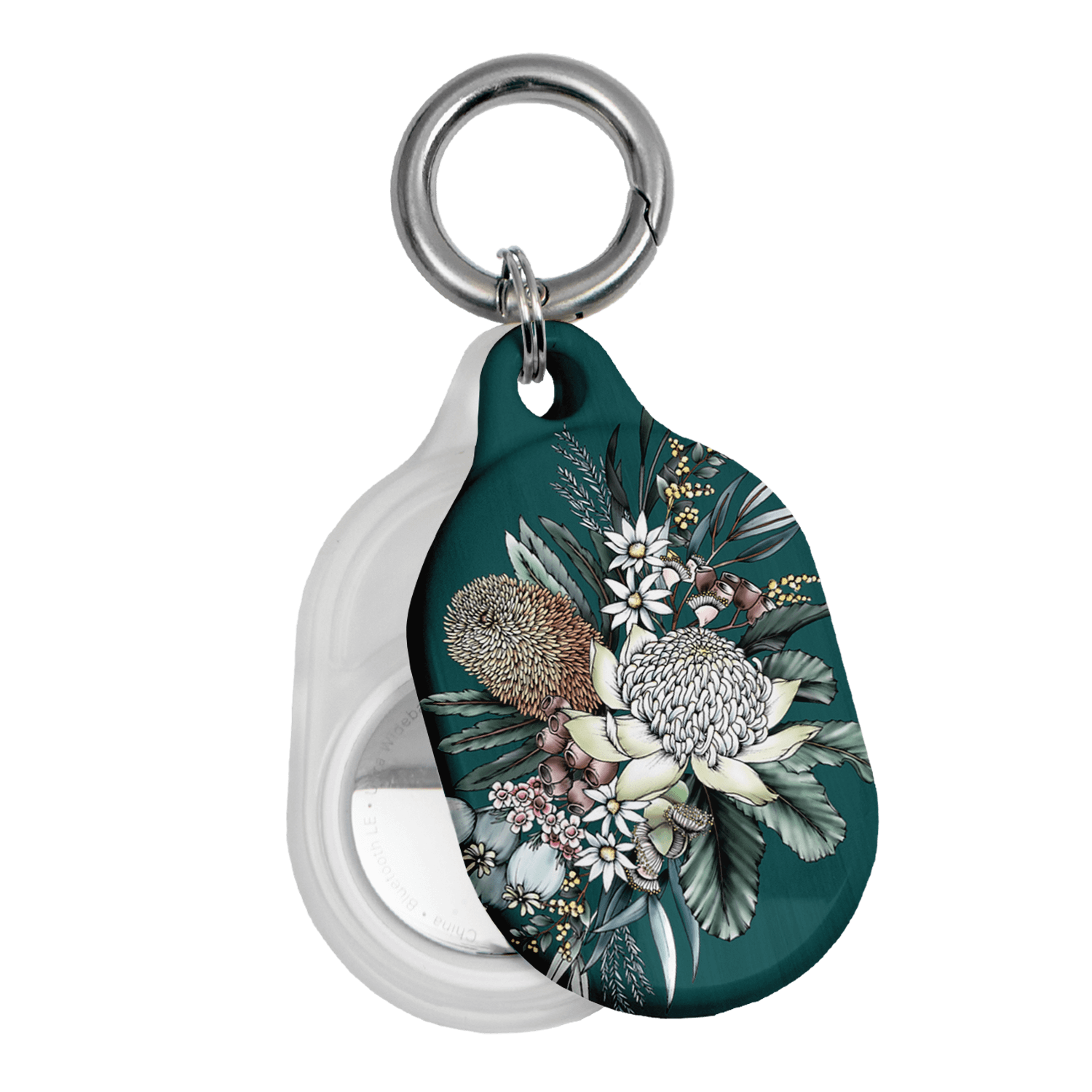 Teal Native AirTag Case AirTag Case by Typoflora - The Dairy