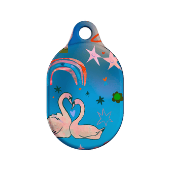 Blue Swan AirTag Case AirTag Case by Kate Eliza - The Dairy