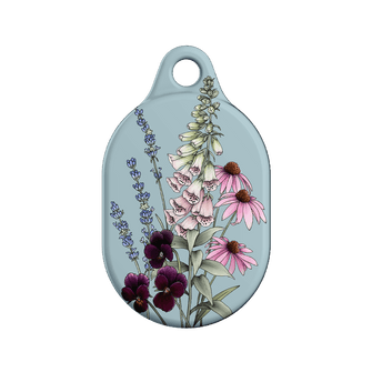 Garden Party Blue AirTag Case AirTag Case by Typoflora - The Dairy