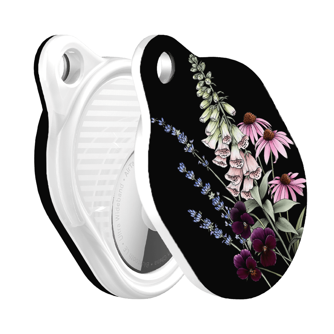 Garden Party Noir AirTag Case AirTag Case by Typoflora - The Dairy