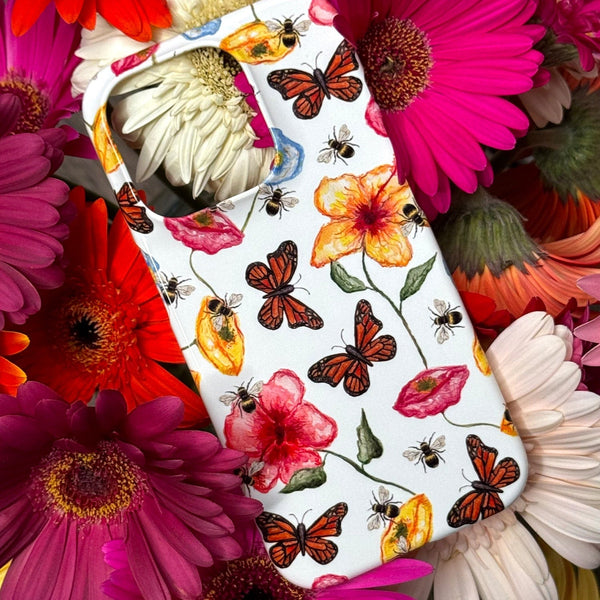 Butterflies & Bees Printed Phone Cases iPhone 16 / Armoured by BG. Studio - The Dairy