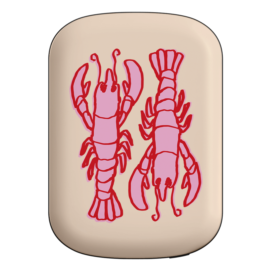 Lobster Love Peach ChargePod MagSafe Power Bank ChargerPod Power Bank + Shell by The Dairy - The Dairy